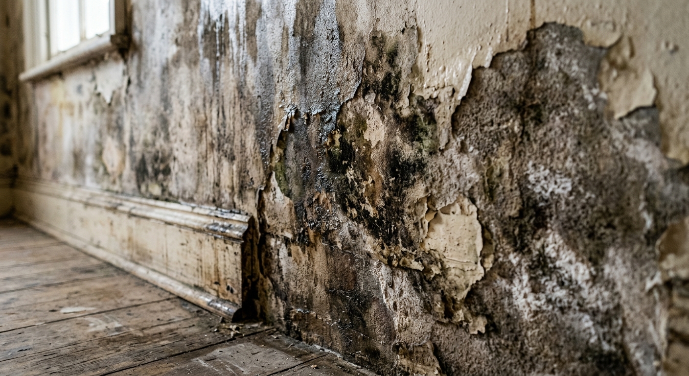 Infiltrations d'eau dans les murs